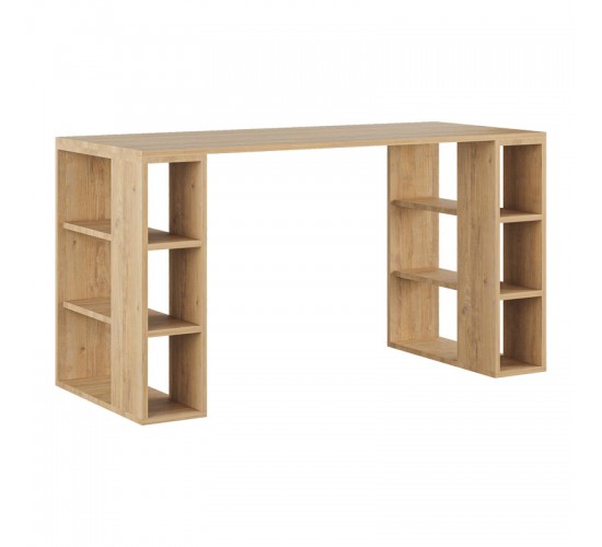 Γραφείο Colmar σε oak απόχρωση 140x60x75εκ Υλικό: MELAMINE 32mm - MELAMINE  18mm 119-001248