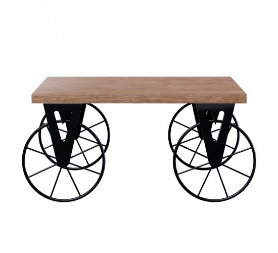 Τραπέζι σαλονιού Bike χρώμα μαύρο-καρυδί 85x55x41εκ Υλικό: CLIPBOARD WITH MELAMINE 30mm. 120-000049 Τραπέζι σαλονιού Bike χρώμα μαύρο-καρυδί 85x55x41εκ Υλικό: CLIPBOARD WITH MELAMINE 30mm. 120-000049