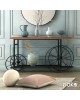 Κονσόλα Bike χρώμα μαύρο-καρυδί 148x28x85εκ Υλικό: CLIPBOARD WITH MELAMINE 40mm. 120-000051 Κονσόλα Bike χρώμα μαύρο-καρυδί 148x28x85εκ Υλικό: CLIPBOARD WITH MELAMINE 40mm. 120-000051