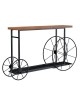 Κονσόλα Bike χρώμα μαύρο-καρυδί 148x28x85εκ Υλικό: CLIPBOARD WITH MELAMINE 40mm. 120-000051 Κονσόλα Bike χρώμα μαύρο-καρυδί 148x28x85εκ Υλικό: CLIPBOARD WITH MELAMINE 40mm. 120-000051