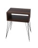 Κομοδίνο Naida καρυδί-μαύρο 45x30x59εκ Υλικό: CLIPBOARD WITH MELAMINE 18 mm - METAL 120-000140 Κομοδίνο Naida καρυδί-μαύρο 45x30x59εκ Υλικό: CLIPBOARD WITH MELAMINE 18 mm - METAL 120-000140