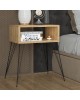 Κομοδίνο Naida φυσικό-μαύρο 45x30x59εκ Υλικό: CLIPBOARD WITH MELAMINE 18 mm 120-000142 Κομοδίνο Naida φυσικό-μαύρο 45x30x59εκ Υλικό: CLIPBOARD WITH MELAMINE 18 mm 120-000142