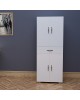 Ντουλάπα-στήλη Milou λευκό 59x34.5x140εκ Υλικό: CLIPBOARD WITH MELAMINE COATING 120-000196 Ντουλάπα-στήλη Milou λευκό 59x34.5x140εκ Υλικό: CLIPBOARD WITH MELAMINE COATING 120-000196