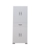 Ντουλάπα-στήλη Milou λευκό 59x34.5x140εκ Υλικό: CLIPBOARD WITH MELAMINE COATING 120-000196 Ντουλάπα-στήλη Milou λευκό 59x34.5x140εκ Υλικό: CLIPBOARD WITH MELAMINE COATING 120-000196