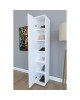 Ντουλάπι-στήλη Juan λευκό 30x35x177εκ Υλικό: CHIPBOARD WITH MELAMINE COATING 120-000238 Ντουλάπι-στήλη Juan λευκό 30x35x177εκ Υλικό: CHIPBOARD WITH MELAMINE COATING 120-000238