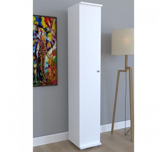 Ντουλάπι-στήλη Juan λευκό 30x35x177εκ Υλικό: CHIPBOARD WITH MELAMINE COATING 120-000238 Ντουλάπι-στήλη Juan λευκό 30x35x177εκ Υλικό: CHIPBOARD WITH MELAMINE COATING 120-000238