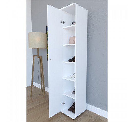 Ντουλάπι-στήλη Juan λευκό 30x35x177εκ Υλικό: CHIPBOARD WITH MELAMINE COATING 120-000238 Ντουλάπι-στήλη Juan λευκό 30x35x177εκ Υλικό: CHIPBOARD WITH MELAMINE COATING 120-000238