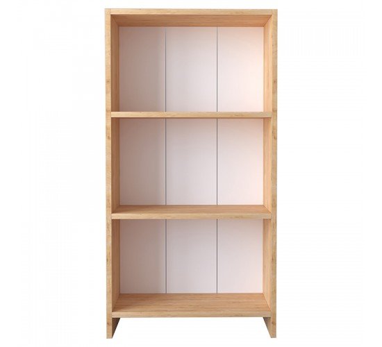 Βιβλιοθήκη Linet sonoma-λευκό 56x20x108εκ Υλικό: CLIPBOARD WITH MELAMINE 120-000255