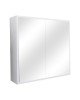 Καθρέπτης μπάνιου Poliana λευκό 70x17x70εκ Υλικό: CLIPBOARD WITH MELAMINE COATING - GLASS 120-000287