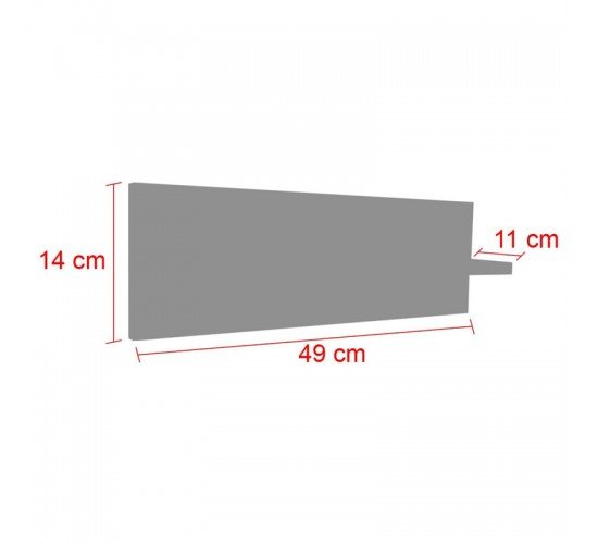 Κρεμάστρα Lolia φυσικό 49x11x14εκ Υλικό: WOOD 120-000316