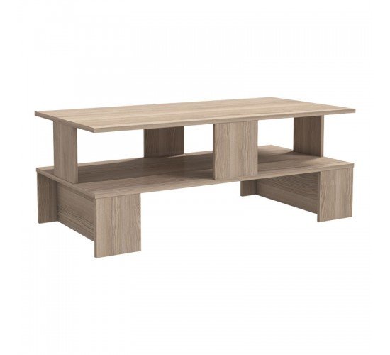 Τραπέζι σαλονιού Olly φυσικό 120x60x47εκ Υλικό: CHIPBOARD WITH MELAMINE 120-000374
