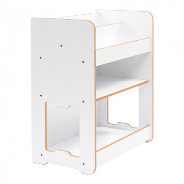 Ραφιέρα Seagull λευκό mdf 57x34x70εκ Υλικό: MDF 120-000424