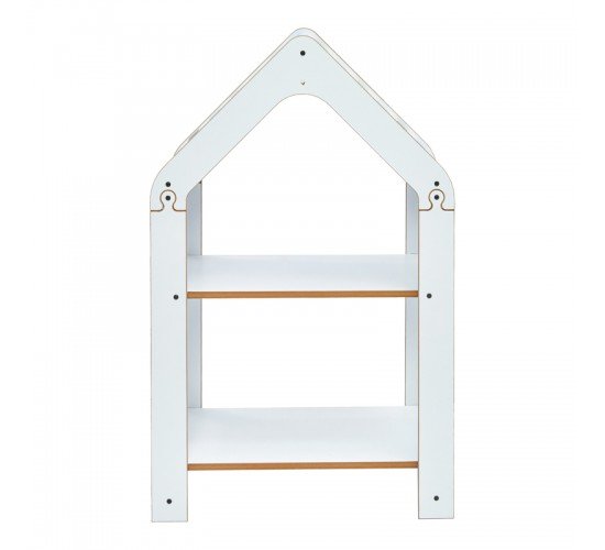 Ραφιέρα Montessori Zoilen λευκό-μπλε mdf 50x30x80εκ Υλικό: MDF 120-000428 Ραφιέρα Montessori Zoilen λευκό-μπλε mdf 50x30x80εκ Υλικό: MDF 120-000428
