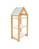 Ραφιέρα Montessori Zoilen I λευκό-φυσικό-μπλε mdf 50x30x100εκ Υλικό: MDF 120-000430 Ραφιέρα Montessori Zoilen I λευκό-φυσικό-μπλε mdf 50x30x100εκ Υλικό: MDF 120-000430