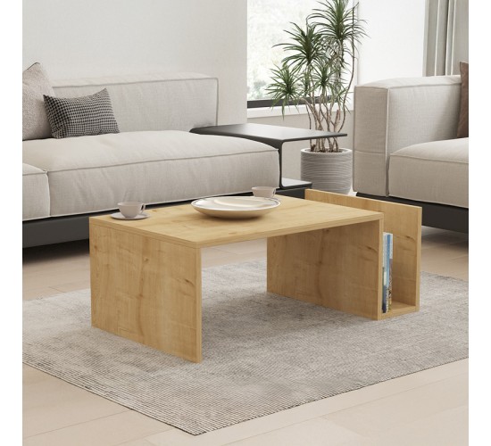 Τραπέζι σαλονιού Poko σε oak απόχρωση 86.8x50x32,4εκ Υλικό: CHIPBOARD MELAMINE COATED 18mm 120-000505 Τραπέζι σαλονιού Poko σε oak απόχρωση 86.8x50x32,4εκ Υλικό: CHIPBOARD MELAMINE COATED 18mm 120-000505
