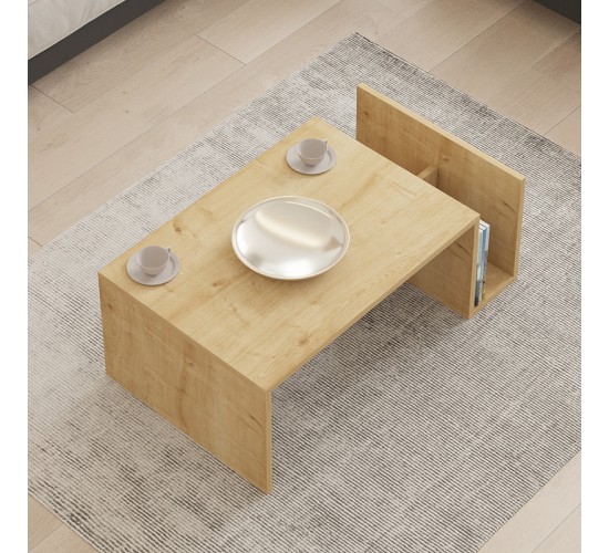 Τραπέζι σαλονιού Poko σε oak απόχρωση 86.8x50x32,4εκ Υλικό: CHIPBOARD MELAMINE COATED 18mm 120-000505 Τραπέζι σαλονιού Poko σε oak απόχρωση 86.8x50x32,4εκ Υλικό: CHIPBOARD MELAMINE COATED 18mm 120-000505