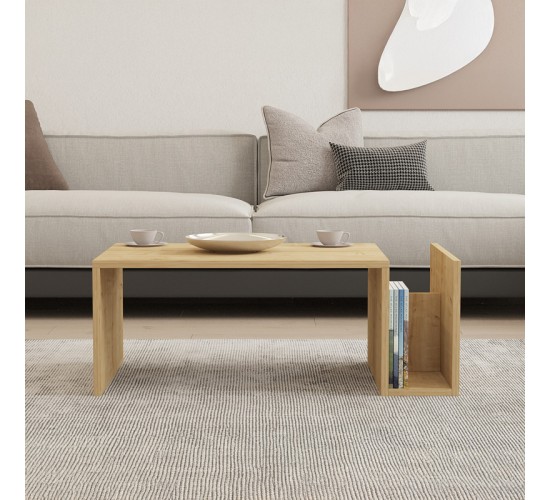 Τραπέζι σαλονιού Poko σε oak απόχρωση 86.8x50x32,4εκ Υλικό: CHIPBOARD MELAMINE COATED 18mm 120-000505 Τραπέζι σαλονιού Poko σε oak απόχρωση 86.8x50x32,4εκ Υλικό: CHIPBOARD MELAMINE COATED 18mm 120-000505