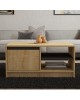 Τραπέζι σαλονιού Narli σε oak απόχρωση 90x60x45εκ Υλικό: MELAMINE COATED PARTICLE BOARD 18mm. 120-000512 Τραπέζι σαλονιού Narli σε oak απόχρωση 90x60x45εκ Υλικό: MELAMINE COATED PARTICLE BOARD 18mm. 120-000512