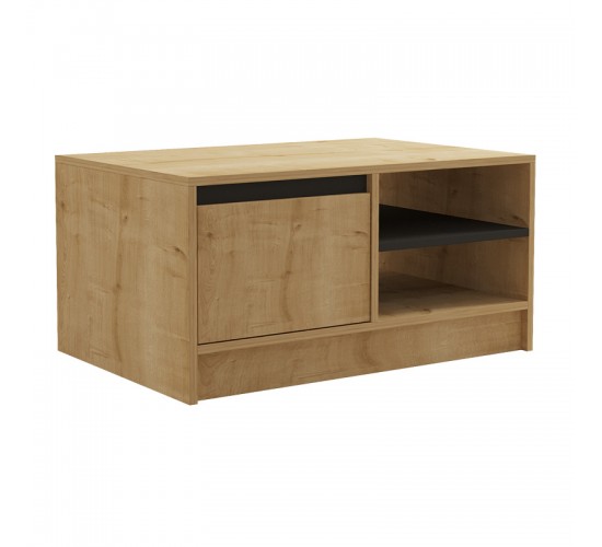 Τραπέζι σαλονιού Narli σε oak απόχρωση 90x60x45εκ Υλικό: MELAMINE COATED PARTICLE BOARD 18mm. 120-000512 Τραπέζι σαλονιού Narli σε oak απόχρωση 90x60x45εκ Υλικό: MELAMINE COATED PARTICLE BOARD 18mm. 120-000512