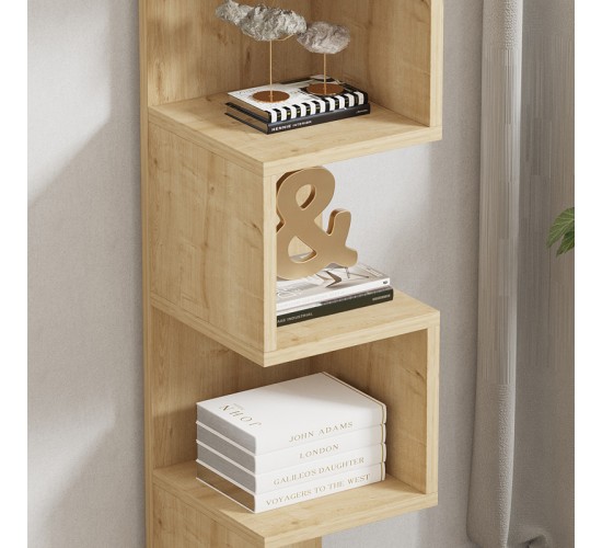 Ραφιέρα επιδαπέδια Pratel σε oak απόχρωση 25x27x95εκ Υλικό: MELAMINE COATED PARTICLE BOARD 18mm. 120-000516 Ραφιέρα επιδαπέδια Pratel σε oak απόχρωση 25x27x95εκ Υλικό: MELAMINE COATED PARTICLE BOARD 18mm. 120-000516