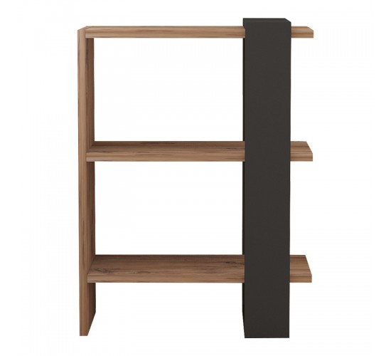 Βιβλιοθήκη Maverick σε sonoma-ανθρακί απόχρωση 51,8x25x70εκ Υλικό: MELAMINE COATED PARTICLE BOARD 18mm. 120-000517 Βιβλιοθήκη Maverick σε sonoma-ανθρακί απόχρωση 51,8x25x70εκ Υλικό: MELAMINE COATED PARTICLE BOARD 18mm. 120-000517