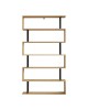 Βιβλιοθήκη Ziza σε oak απόχρωση 90x22x162.6εκ Υλικό: MELAMINE COATED PARTICLE BOARD 18mm. 120-000518 Βιβλιοθήκη Ziza σε oak απόχρωση 90x22x162.6εκ Υλικό: MELAMINE COATED PARTICLE BOARD 18mm. 120-000518