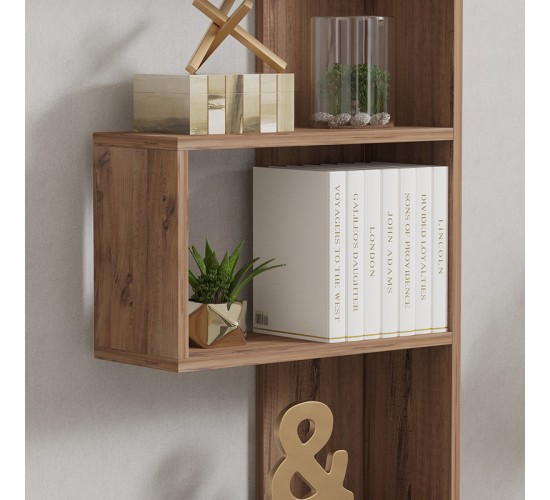 Βιβλιοθήκη Cascade σε sonoma απόχρωση 51.8x22x150εκ Υλικό: MELAMINE COATED PARTICLE BOARD 18mm. 120-000520 Βιβλιοθήκη Cascade σε sonoma απόχρωση 51.8x22x150εκ Υλικό: MELAMINE COATED PARTICLE BOARD 18mm. 120-000520