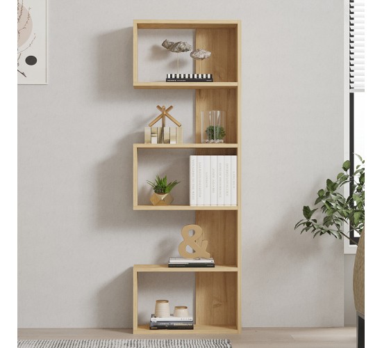 Βιβλιοθήκη Cascade σε oak απόχρωση 51.8x22x150εκ Υλικό: MELAMINE COATED PARTICLE BOARD 18mm. 120-000522 Βιβλιοθήκη Cascade σε oak απόχρωση 51.8x22x150εκ Υλικό: MELAMINE COATED PARTICLE BOARD 18mm. 120-000522