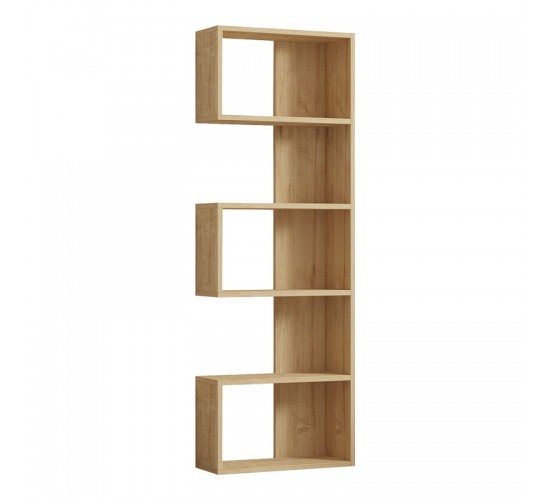 Βιβλιοθήκη Cascade σε oak απόχρωση 51.8x22x150εκ Υλικό: MELAMINE COATED PARTICLE BOARD 18mm. 120-000522 Βιβλιοθήκη Cascade σε oak απόχρωση 51.8x22x150εκ Υλικό: MELAMINE COATED PARTICLE BOARD 18mm. 120-000522