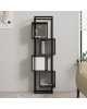 Βιβλιοθήκη Gridur σε σκούρο καρυδί απόχρωση 44x29x140εκ Υλικό: MELAMINE COATED PARTICLE BOARD 18mm. 120-000523 Βιβλιοθήκη Gridur σε σκούρο καρυδί απόχρωση 44x29x140εκ Υλικό: MELAMINE COATED PARTICLE BOARD 18mm. 120-000523