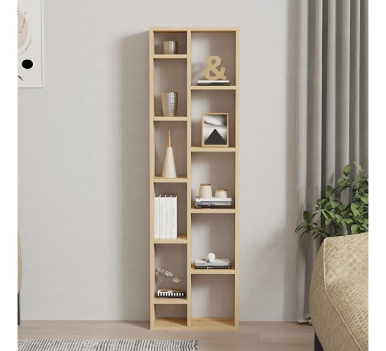 Βιβλιοθήκη Minicu σε oak απόχρωση 44,4x19,6x150εκ Υλικό: MELAMINE COATED PARTICLE BOARD 18mm. 120-000527 Βιβλιοθήκη Minicu σε oak απόχρωση 44,4x19,6x150εκ Υλικό: MELAMINE COATED PARTICLE BOARD 18mm. 120-000527
