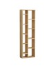 Βιβλιοθήκη Minicu σε oak απόχρωση 44,4x19,6x150εκ Υλικό: MELAMINE COATED PARTICLE BOARD 18mm. 120-000527 Βιβλιοθήκη Minicu σε oak απόχρωση 44,4x19,6x150εκ Υλικό: MELAMINE COATED PARTICLE BOARD 18mm. 120-000527