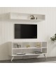 Σύνθετο σαλονιού Prestige σε λευκή απόχρωση 120x29,6x50εκ Υλικό: MELAMINE COATED PARTICLE BOARD 18mm. 120-000534 Σύνθετο σαλονιού Prestige σε λευκή απόχρωση 120x29,6x50εκ Υλικό: MELAMINE COATED PARTICLE BOARD 18mm. 120-000534