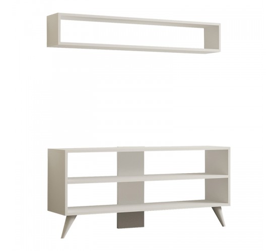 Σύνθετο σαλονιού Prestige σε λευκή απόχρωση 120x29,6x50εκ Υλικό: MELAMINE COATED PARTICLE BOARD 18mm. 120-000534 Σύνθετο σαλονιού Prestige σε λευκή απόχρωση 120x29,6x50εκ Υλικό: MELAMINE COATED PARTICLE BOARD 18mm. 120-000534