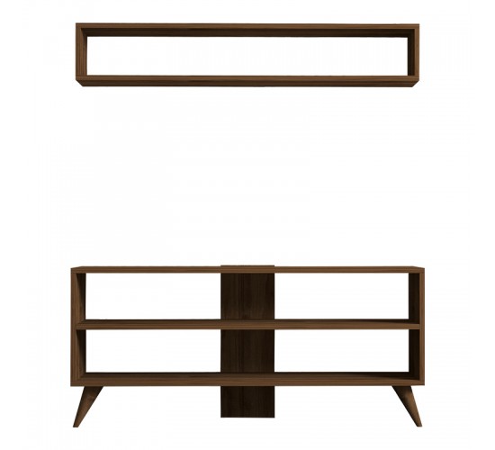 Σύνθετο σαλονιού Prestige σε καρυδί απόχρωση 120x29,6x50εκ Υλικό: MELAMINE COATED PARTICLE BOARD 18mm. 120-000535 Σύνθετο σαλονιού Prestige σε καρυδί απόχρωση 120x29,6x50εκ Υλικό: MELAMINE COATED PARTICLE BOARD 18mm. 120-000535