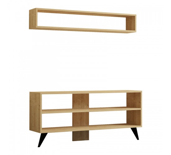 Σύνθετο σαλονιού Prestige σε oak απόχρωση 120x29,6x50εκ Υλικό: MELAMINE COATED PARTICLE BOARD 18mm. 120-000536 Σύνθετο σαλονιού Prestige σε oak απόχρωση 120x29,6x50εκ Υλικό: MELAMINE COATED PARTICLE BOARD 18mm. 120-000536