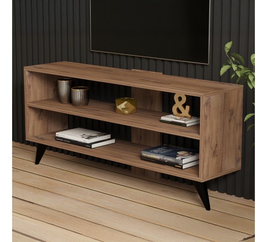 Έπιπλο τηλεόρασης Prestige σε sonoma απόχρωση 120x29,6x50εκ Υλικό: MELAMINE COATED PARTICLE BOARD 18mm. 120-000538 Έπιπλο τηλεόρασης Prestige σε sonoma απόχρωση 120x29,6x50εκ Υλικό: MELAMINE COATED PARTICLE BOARD 18mm. 120-000538