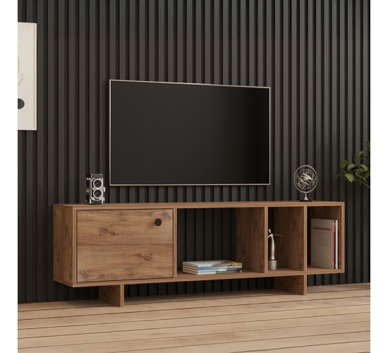 Έπιπλο τηλεόρασης Mueble σε sonoma απόχρωση 140x29x45εκ Υλικό: MELAMINE COATED PARTICLE BOARD 18mm. 120-000540 Έπιπλο τηλεόρασης Mueble σε sonoma απόχρωση 140x29x45εκ Υλικό: MELAMINE COATED PARTICLE BOARD 18mm. 120-000540