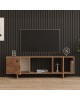 Έπιπλο τηλεόρασης Mueble σε sonoma απόχρωση 140x29x45εκ Υλικό: MELAMINE COATED PARTICLE BOARD 18mm. 120-000540 Έπιπλο τηλεόρασης Mueble σε sonoma απόχρωση 140x29x45εκ Υλικό: MELAMINE COATED PARTICLE BOARD 18mm. 120-000540