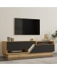 Έπιπλο τηλεόρασης Cogo σε oak- ανθρακί απόχρωση 160x40x45εκ Υλικό: MELAMINE COATED PARTICLE BOARD 18mm. 120-000544 Έπιπλο τηλεόρασης Cogo σε oak- ανθρακί απόχρωση 160x40x45εκ Υλικό: MELAMINE COATED PARTICLE BOARD 18mm. 120-000544