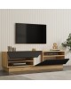 Έπιπλο τηλεόρασης Cogo σε oak- ανθρακί απόχρωση 160x40x45εκ Υλικό: MELAMINE COATED PARTICLE BOARD 18mm. 120-000544 Έπιπλο τηλεόρασης Cogo σε oak- ανθρακί απόχρωση 160x40x45εκ Υλικό: MELAMINE COATED PARTICLE BOARD 18mm. 120-000544
