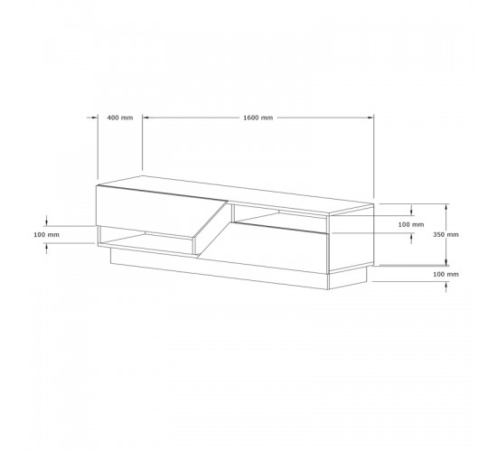 Έπιπλο τηλεόρασης Cogo σε oak- ανθρακί απόχρωση 160x40x45εκ Υλικό: MELAMINE COATED PARTICLE BOARD 18mm. 120-000544 Έπιπλο τηλεόρασης Cogo σε oak- ανθρακί απόχρωση 160x40x45εκ Υλικό: MELAMINE COATED PARTICLE BOARD 18mm. 120-000544