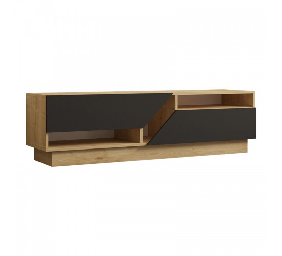Έπιπλο τηλεόρασης Cogo σε oak- ανθρακί απόχρωση 160x40x45εκ Υλικό: MELAMINE COATED PARTICLE BOARD 18mm. 120-000544 Έπιπλο τηλεόρασης Cogo σε oak- ανθρακί απόχρωση 160x40x45εκ Υλικό: MELAMINE COATED PARTICLE BOARD 18mm. 120-000544
