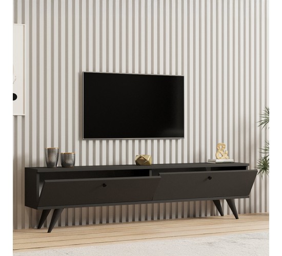 Έπιπλο τηλεόρασης Jate σε ανθρακί απόχρωση 160x25x40εκ Υλικό: MELAMINE COATED PARTICLE BOARD 18mm. 120-000548 Έπιπλο τηλεόρασης Jate σε ανθρακί απόχρωση 160x25x40εκ Υλικό: MELAMINE COATED PARTICLE BOARD 18mm. 120-000548