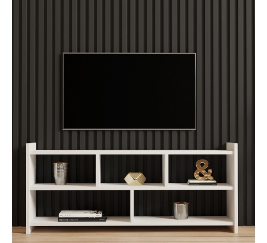 Έπιπλο τηλεόρασης Kapri σε λευκή απόχρωση 120x28x55εκ Υλικό: MELAMINE COATED PARTICLE BOARD 18mm. 120-000550 Έπιπλο τηλεόρασης Kapri σε λευκή απόχρωση 120x28x55εκ Υλικό: MELAMINE COATED PARTICLE BOARD 18mm. 120-000550