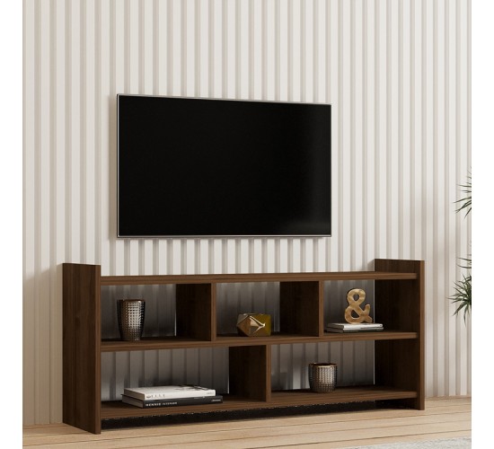 Έπιπλο τηλεόρασης Kapri σε καρυδί απόχρωση 120x28x55εκ Υλικό: MELAMINE COATED PARTICLE BOARD 18mm. 120-000551 Έπιπλο τηλεόρασης Kapri σε καρυδί απόχρωση 120x28x55εκ Υλικό: MELAMINE COATED PARTICLE BOARD 18mm. 120-000551