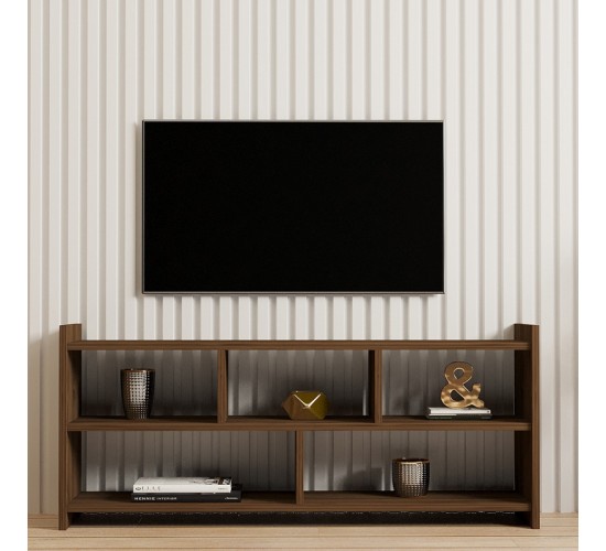 Έπιπλο τηλεόρασης Kapri σε καρυδί απόχρωση 120x28x55εκ Υλικό: MELAMINE COATED PARTICLE BOARD 18mm. 120-000551 Έπιπλο τηλεόρασης Kapri σε καρυδί απόχρωση 120x28x55εκ Υλικό: MELAMINE COATED PARTICLE BOARD 18mm. 120-000551