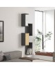 Ραφιέρα τοίχου Kongo σε oak- ανθρακί απόχρωση 44x20x159εκ Υλικό: MELAMINE COATED PARTICLE BOARD 18mm. 120-000555 Ραφιέρα τοίχου Kongo σε oak- ανθρακί απόχρωση 44x20x159εκ Υλικό: MELAMINE COATED PARTICLE BOARD 18mm. 120-000555