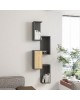 Ραφιέρα τοίχου Kongo σε oak- ανθρακί απόχρωση 44x20x159εκ Υλικό: MELAMINE COATED PARTICLE BOARD 18mm. 120-000555 Ραφιέρα τοίχου Kongo σε oak- ανθρακί απόχρωση 44x20x159εκ Υλικό: MELAMINE COATED PARTICLE BOARD 18mm. 120-000555