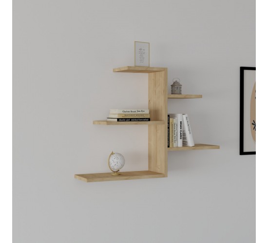 Ραφιέρα τοίχου Callum σε oak απόχρωση 82.2x19,6x48εκ Υλικό: MELAMINE COATED PARTICLE BOARD 18mm. 120-000568 Ραφιέρα τοίχου Callum σε oak απόχρωση 82.2x19,6x48εκ Υλικό: MELAMINE COATED PARTICLE BOARD 18mm. 120-000568
